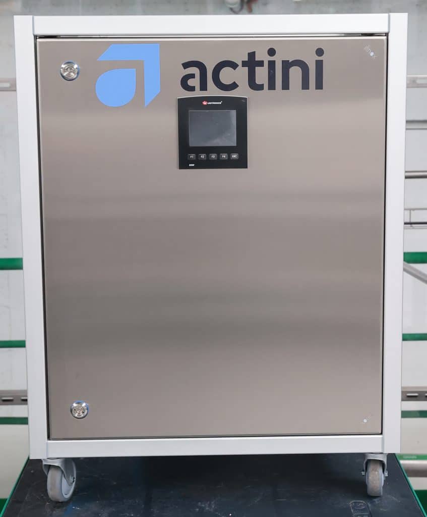Effluent decontamination system Actini